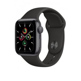 Купить Apple Watch SE 40mm Space Gray Aluminum Case with Black Sport Band онлайн